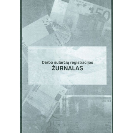 Darbo sutarčių registracijos žurnalas, A4 (12) 0720-017