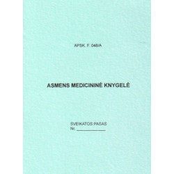 Asmens medicininė knygelė, A6