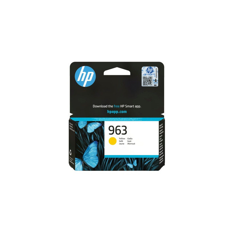 HP 963 (3JA25AE) Rašalinė kasetė, Geltona