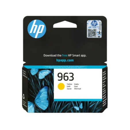 HP 963 (3JA25AE) Rašalinė kasetė, Geltona
