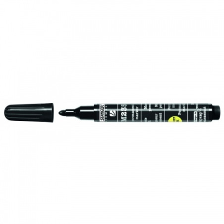 Žymeklis permanentinis Stanger 235, 1-3 mm, apvali galvutė, juodas 1 vnt.