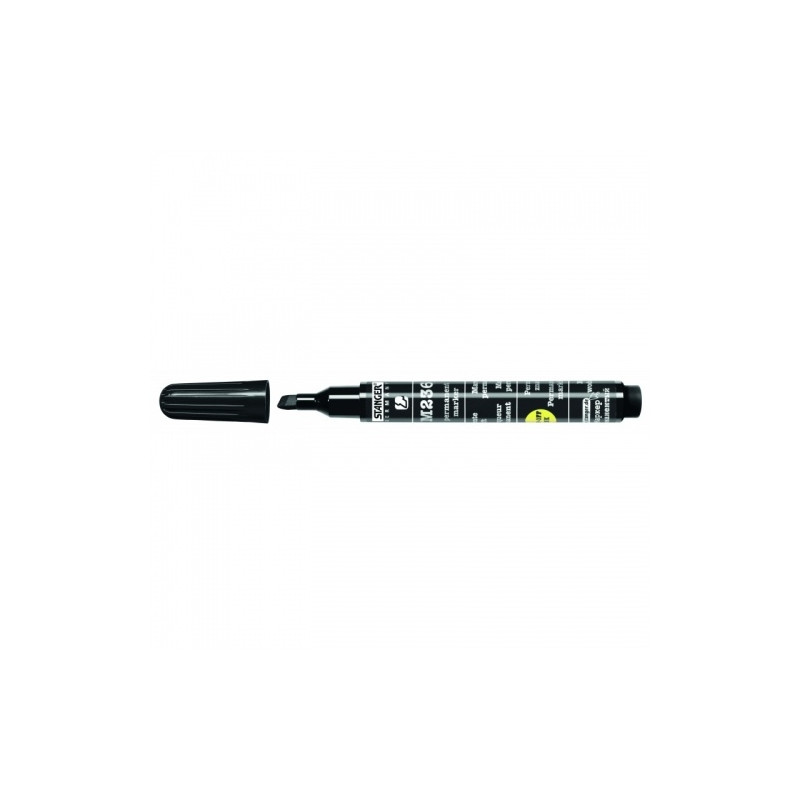 Žymeklis permanentinis Stanger M236, 1-4 mm, kirsta galvutė, juodas 1 vnt.