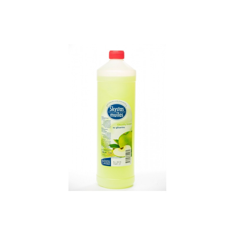 Muilas, skystas, su glicerinu, obuolių kvapo, 1l