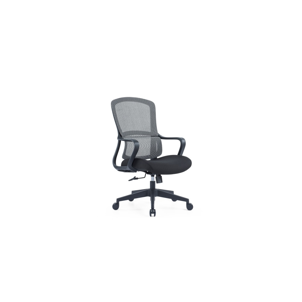 Up Up Darwin ergonominė biuro kėdė Juoda, Juodas audinys + Pilkas tinklelis