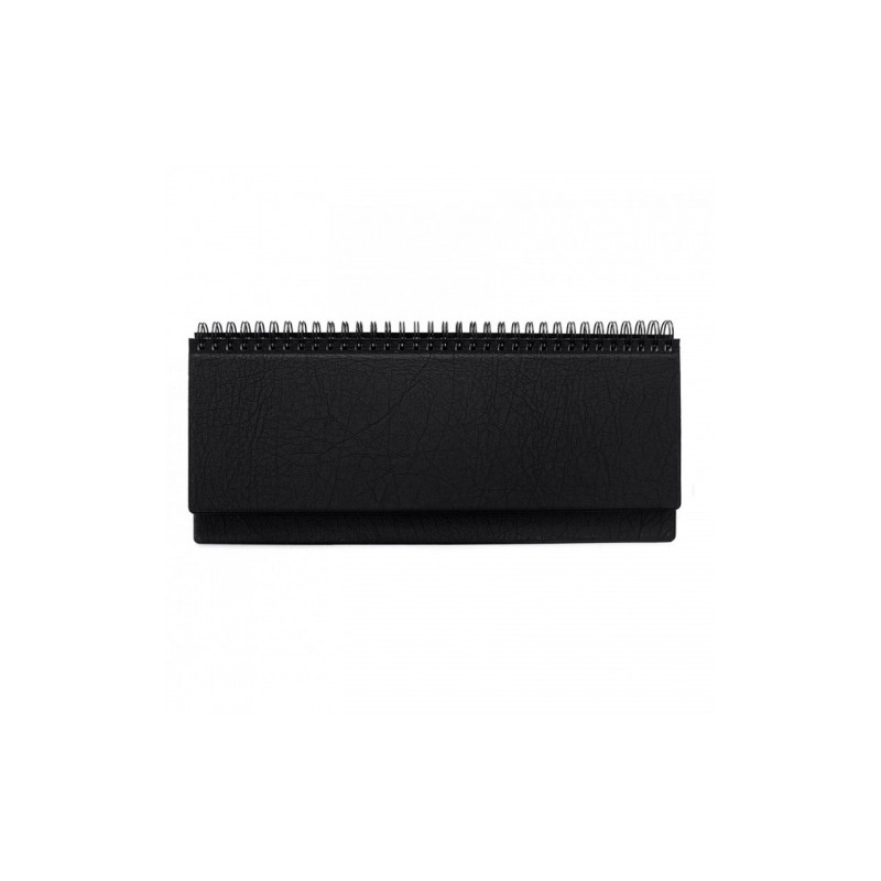 Horizontalus stalo kalendorius Memo PVC 2026m. juodas