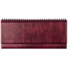 Horizontalus stalo kalendorius Memo PVC 2026m. bordo