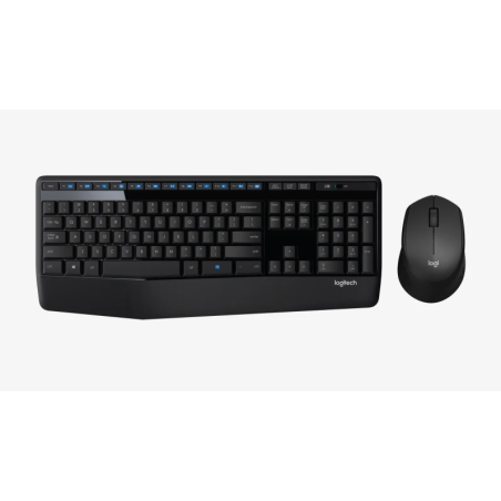 Logitech MK345 Combo Belaidė klaviatūra + pelė, US, Juoda
