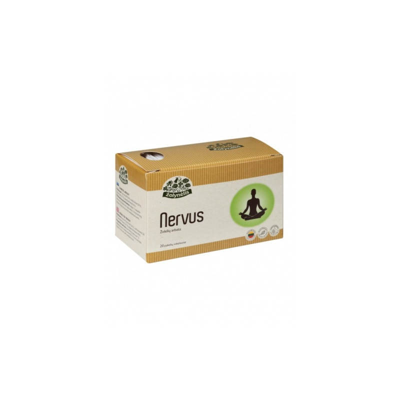 Žolynėlis žolelių arbata Nervus, 30g (1,5x 20)