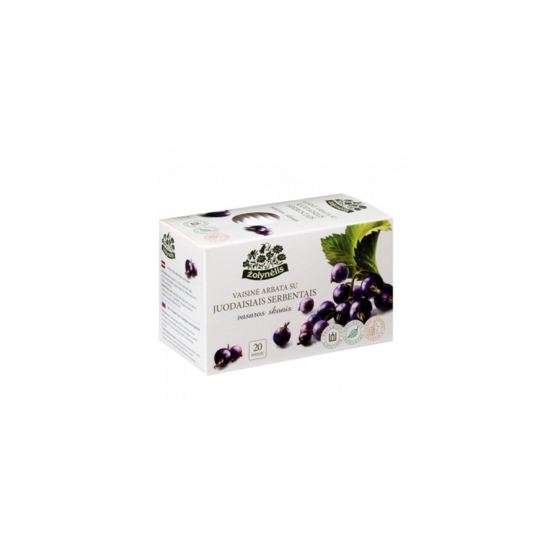 Žolynėlis vaisinė arbata Vasaros Skonis su juodaisiais serbentais, 50g (2,5g x20)