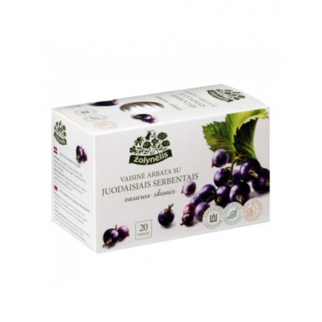 Žolynėlis vaisinė arbata Vasaros Skonis su juodaisiais serbentais, 50g (2,5g x20)