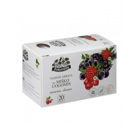 Žolynėlis vaisinė arbata Vasaros Skonis su miško uogomis, 40g (2g x20)