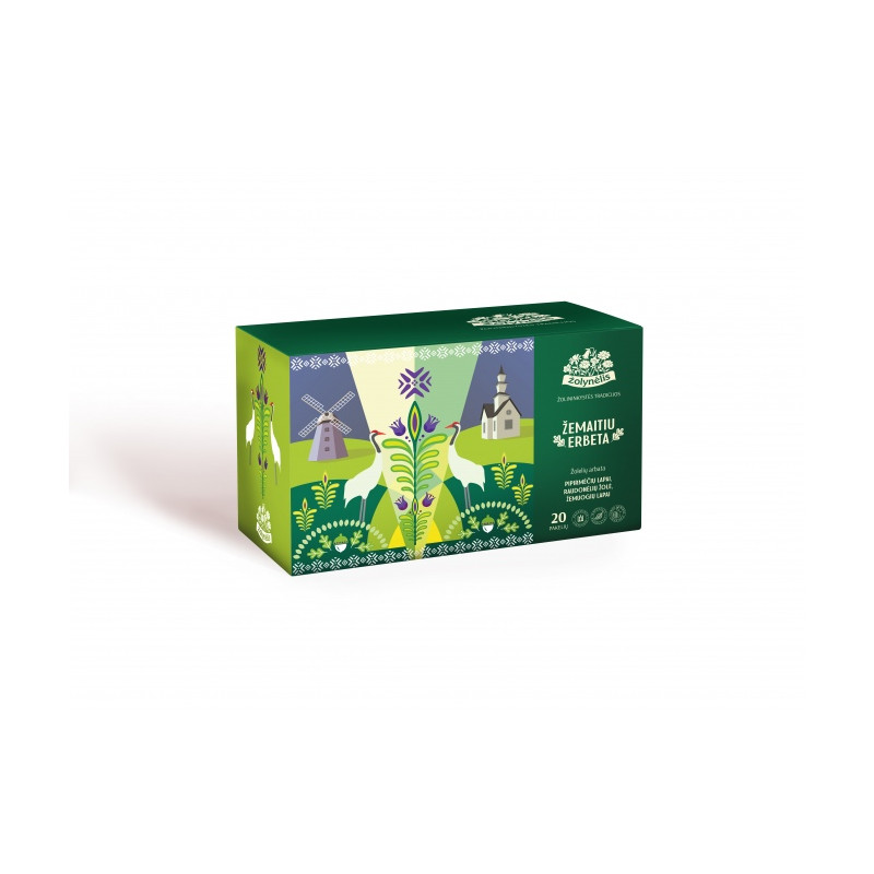 Žolynėlis žolelių arbata Žemaitiu Erbeta, 30g (1,5x20)