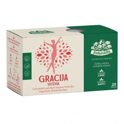 Žolynėlis žolelių arbata Gracija Sistema (Sudeginimas ir Valymas), 40g (20x2g)