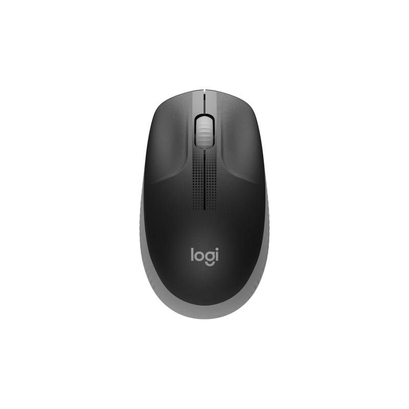 Logitech M190 Full-Size Belaidė pelė, RF Wireless, 1000 DPI, Mid Grey