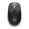 Logitech M190 Full-Size Belaidė pelė, RF Wireless, 1000 DPI, Mid Grey