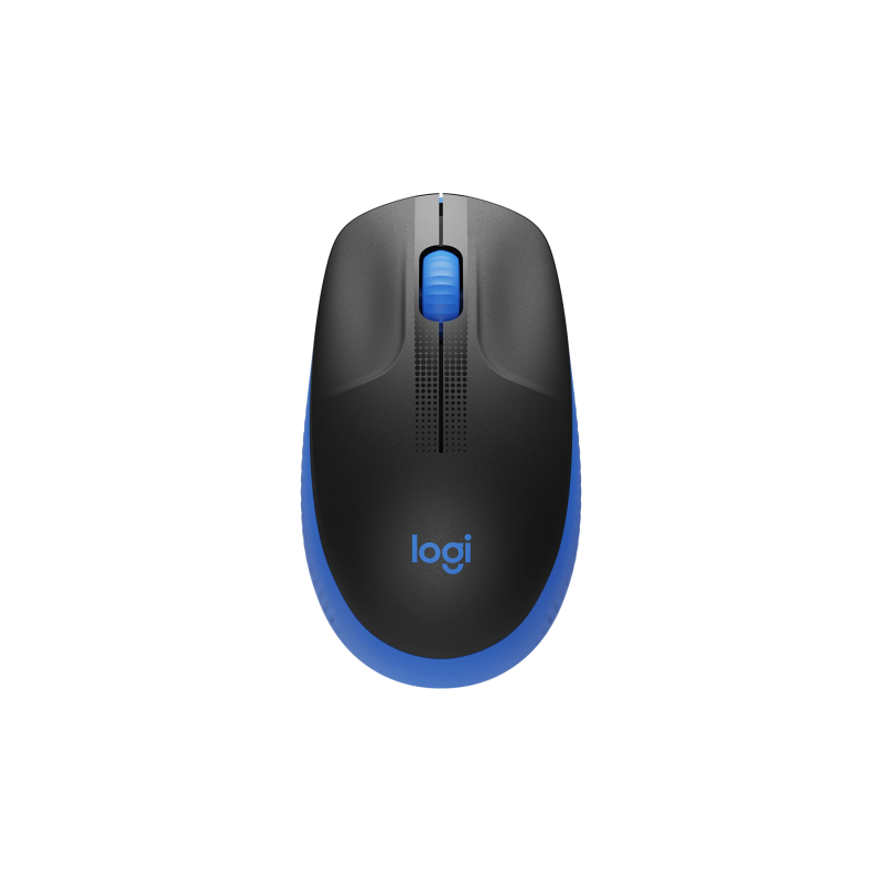 Logitech M190 Full-Size Belaidė pelė, RF Wireless, 1000 DPI, Mėlyna