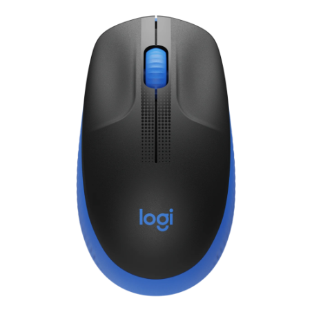Logitech M190 Full-Size Belaidė pelė, RF Wireless, 1000 DPI, Mėlyna
