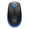 Logitech M190 Full-Size Belaidė pelė, RF Wireless, 1000 DPI, Mėlyna