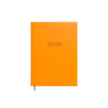 Darbo knyga-kalendorius 2026m. A5 oranžinė sp.