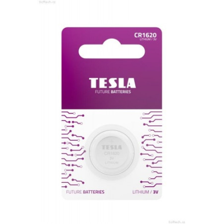 Baterija Tesla CR1620 Lithium 60 mAh (1 vnt)