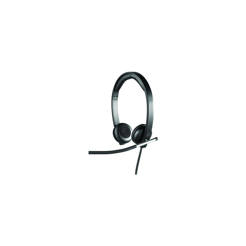 Logitech H650e Stereo Laidinės ausinės USB-A, Juoda