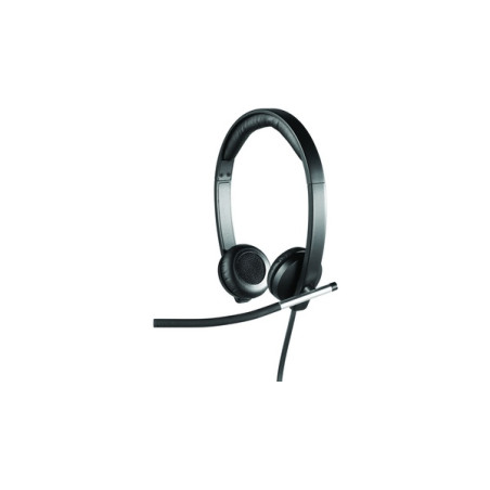 Logitech H650e Stereo Laidinės ausinės USB-A, Juoda