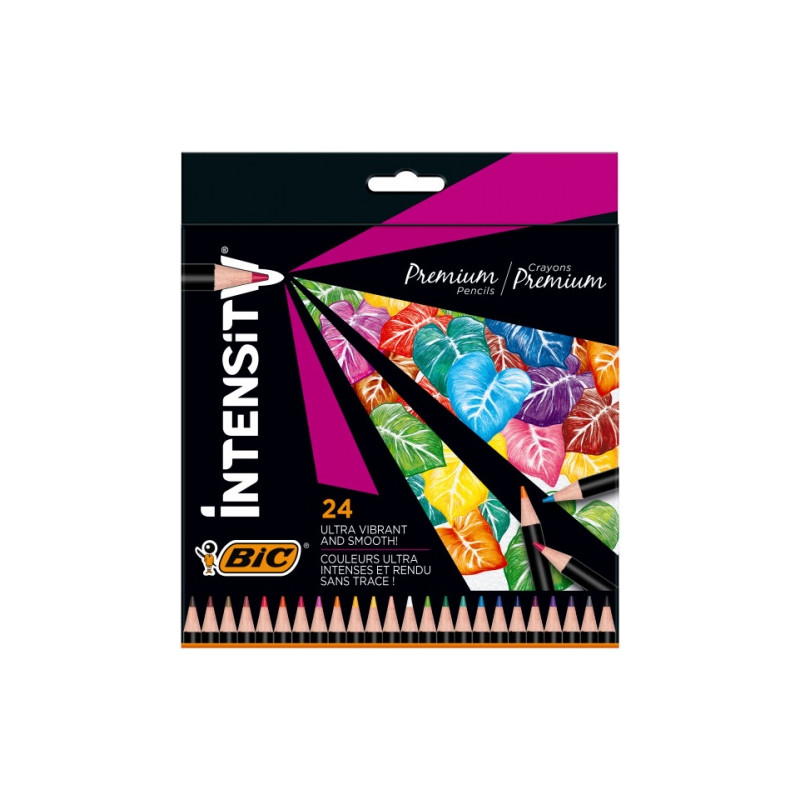 Bic Spalvoti pieštukai Intensity 24 spalvų rinkinys 967823