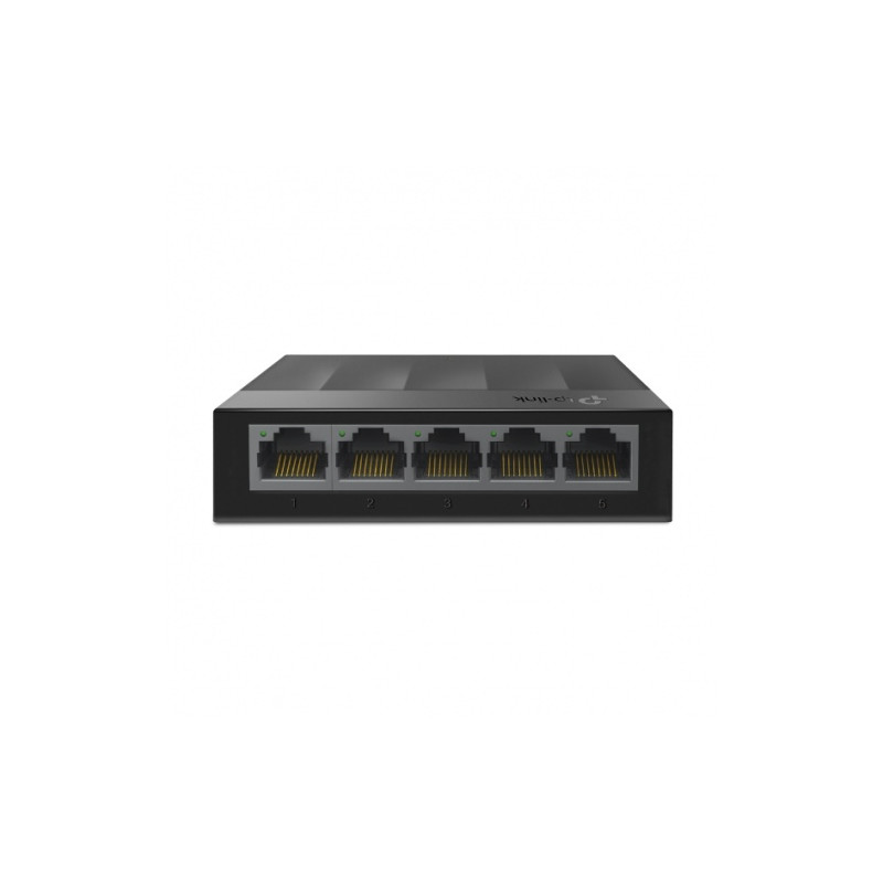 TP-Link LS105G 5-Port 10/100/1000Mbps Desktop Tinklo šakotuvas, Steel housing, Mėlyna