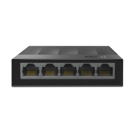 TP-Link LS105G 5-Port 10/100/1000Mbps Desktop Tinklo šakotuvas, Steel housing, Mėlyna