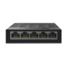 TP-Link LS105G 5-Port 10/100/1000Mbps Desktop Tinklo šakotuvas, Steel housing, Mėlyna