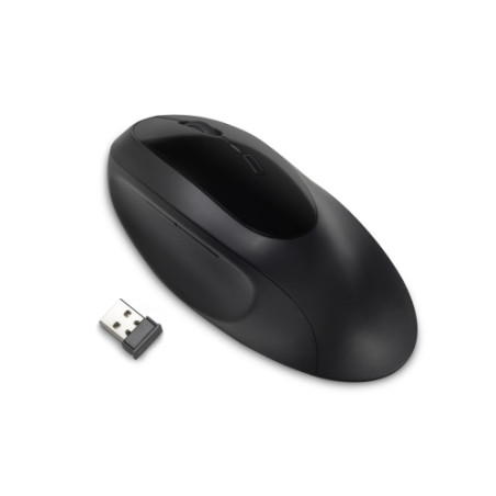 Kensington Pro Fit Ergo Belaidė pelė, RF Wireless + Bluetooth, 1600 DPI, Juoda