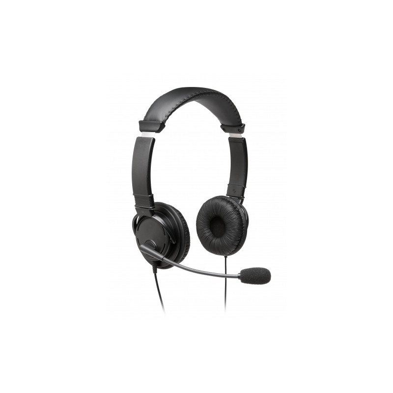 Kensington Classic Laidinės ausinės, USB-A, Juoda