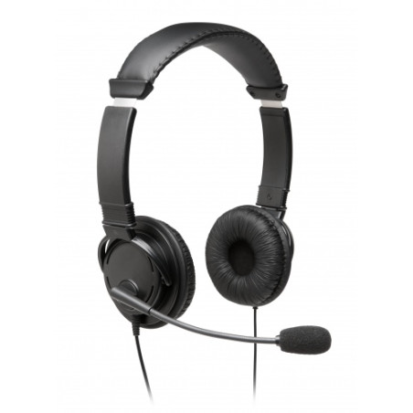 Kensington Classic Laidinės ausinės, USB-A, Juoda
