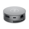 Dell DA310 7-in-1 USB-C Jungčių stotelė, Silver
