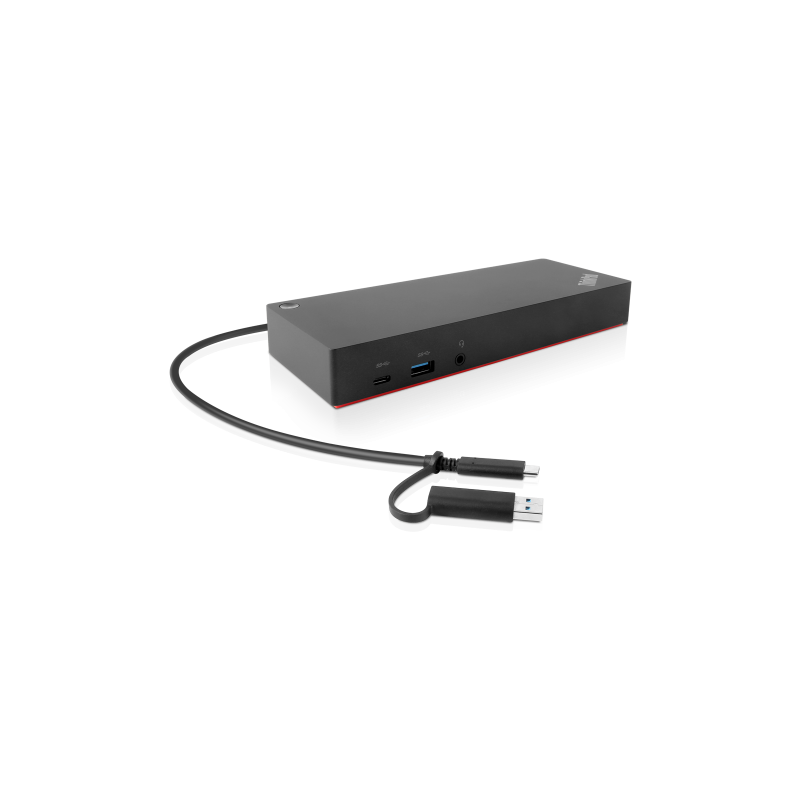 Lenovo ThinkPad 40AF0135EU Hybrid USB-C/USB-A Jungčių stotelė, Laidinė, Juoda