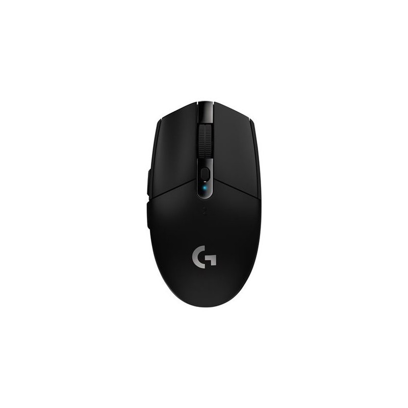 Logitech G305 Lightspeed Belaidė žaidimų pelė, RF Wireless + Bluetooth, 12000 DPI, Juoda