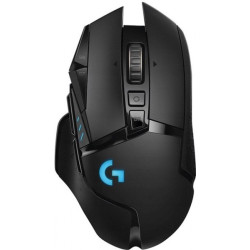 Logitech G502 LIGHTSPEED Belaidė žaidimų pelė, RF Wireless, 25600 DPI, Juoda
