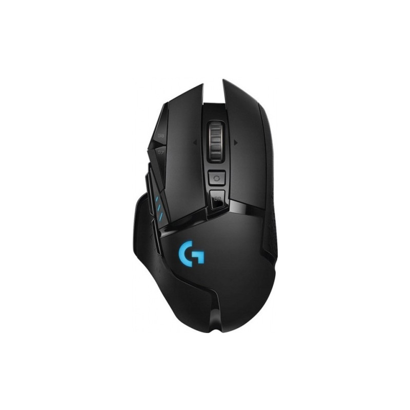 Logitech G502 LIGHTSPEED Belaidė žaidimų pelė, RF Wireless, 25600 DPI, Juoda