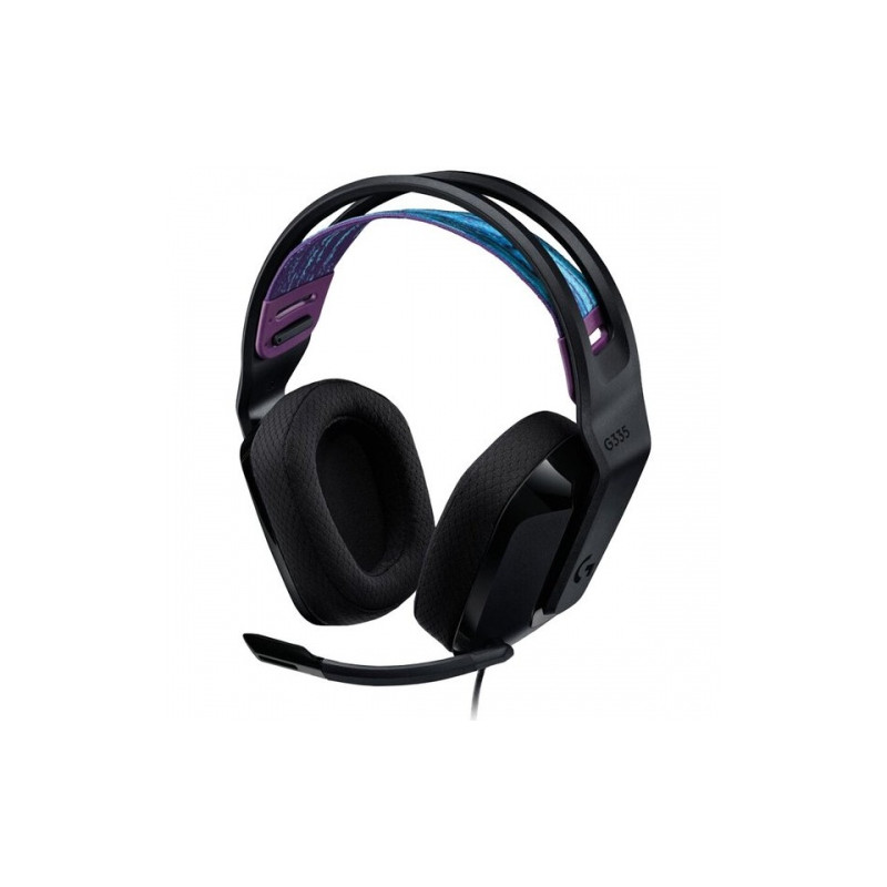 Logitech G335 Laidinės žaidimų ausinės, 3.5 mm jack, Juoda