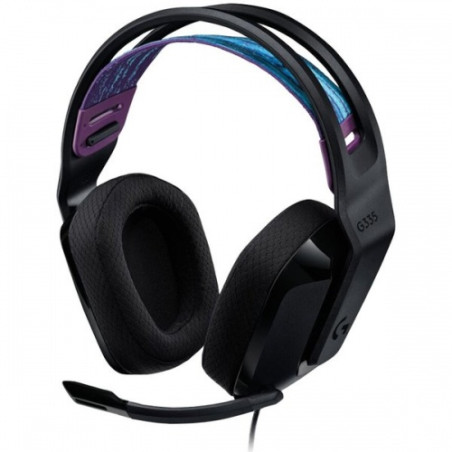 Logitech G335 Laidinės žaidimų ausinės, 3.5 mm jack, Juoda