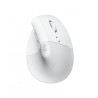 Logitech Lift Vertical Belaidė pelė, RF Wireless + Bluetooth, 4000 DPI, Off-white