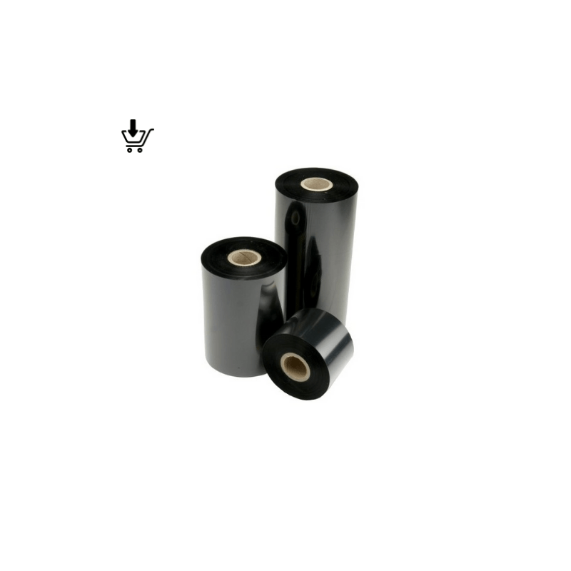 Karboninė juosta 64 mm x 74 m Wax (W406I)