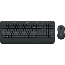 Belaidė klaviatūra ir pelė Logitech Advance Wireless MK545, klaviatūros išdėstymas US, Juoda