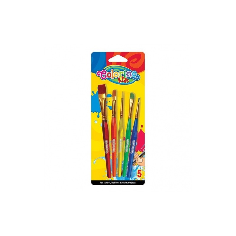 Teptukų rinkinys Colorino Kids 5 vnt.