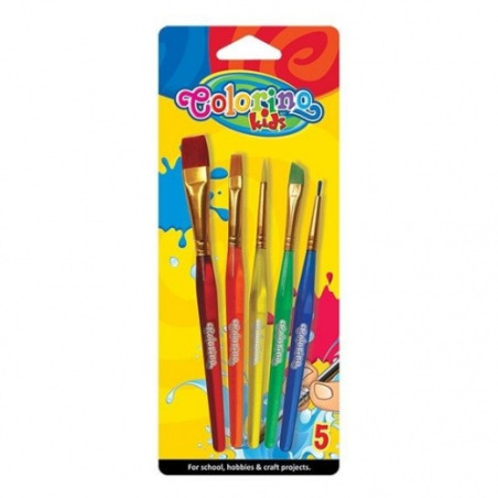 Teptukų rinkinys Colorino Kids 5 vnt.