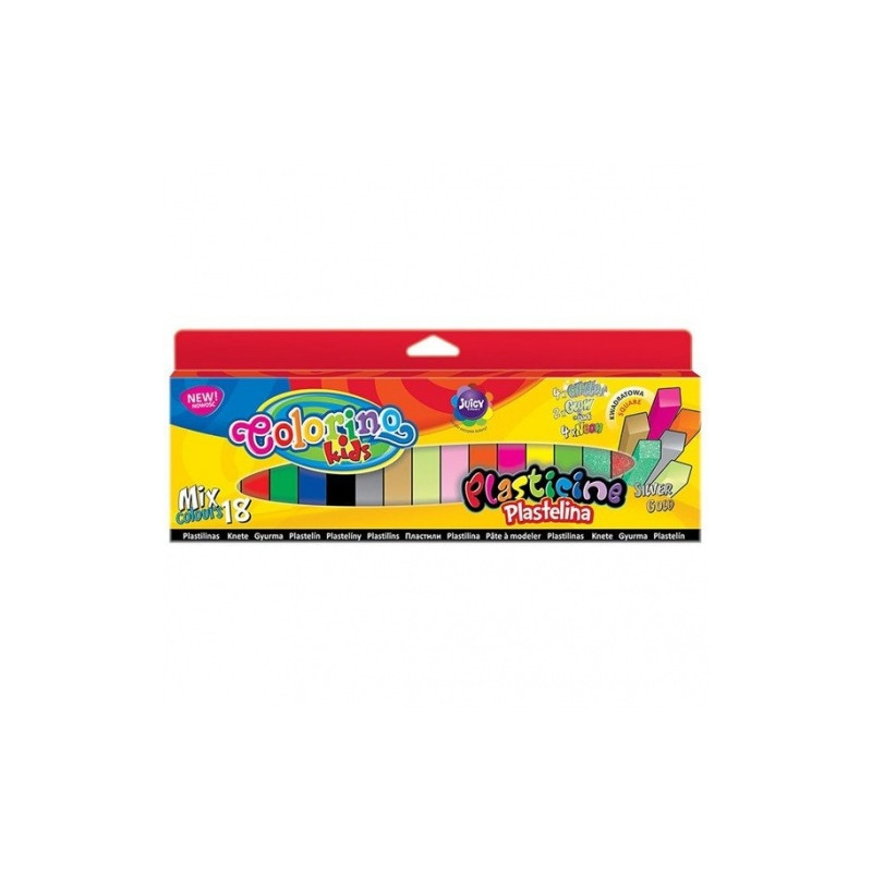 Plastilinas Colorino Kids Mix 18 spalvų