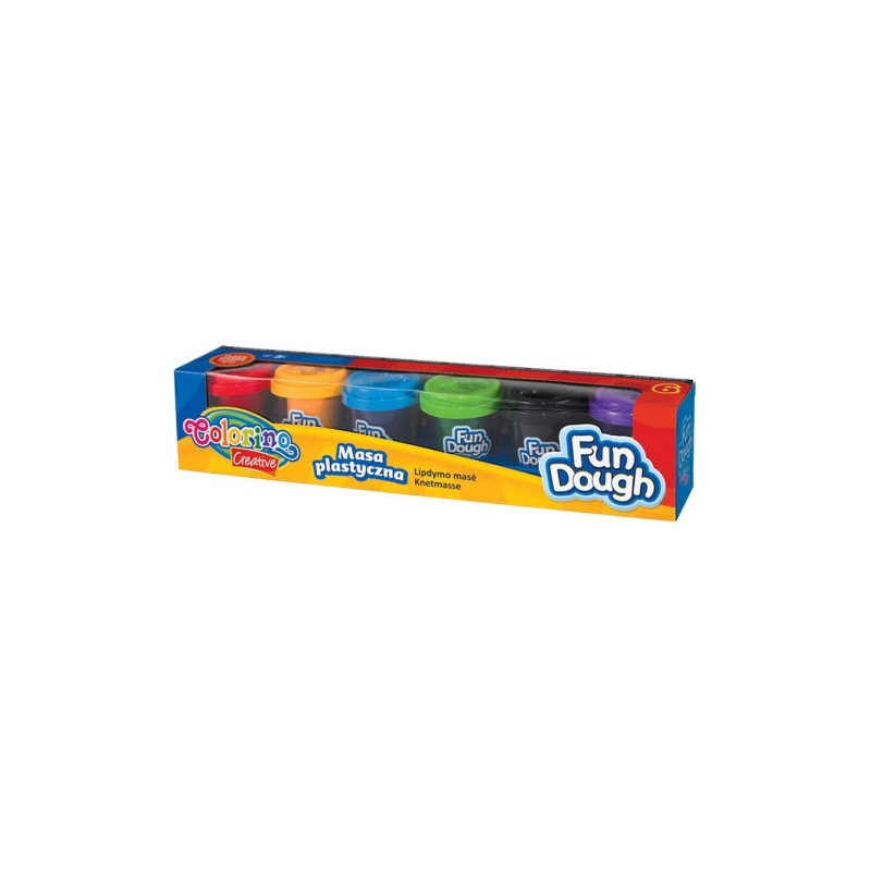 Lipdymo masė Colorino Creative 6 spalvų