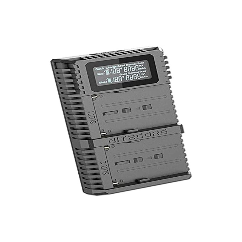 Ecost Prekė po grąžinimo Nitecore USN3PRO dviejų lizdų USB įkroviklis