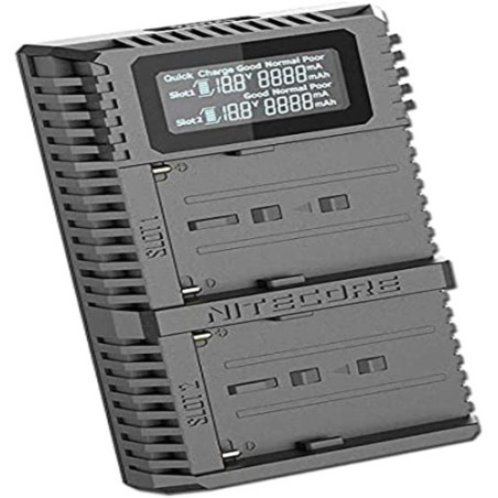 Ecost Prekė po grąžinimo Nitecore USN3PRO dviejų lizdų USB įkroviklis