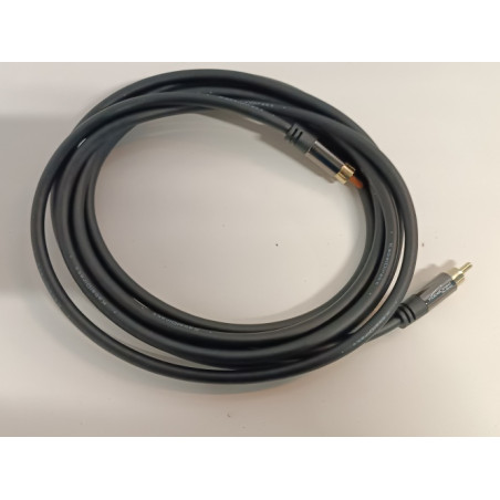 Ecost prekė po grąžinimo, KabelDirekt 799422539808 garso kabelis 3 m RCA Juoda